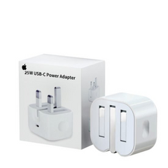 Apple 25W USB-C PD Power Adapter (3-Pin UK Plug)
